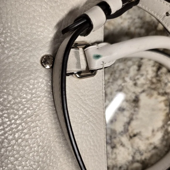 Coach Blake Carry All Purse in Cream Ivory Leather Crossbody or Shoulder - Picture 5 of 16